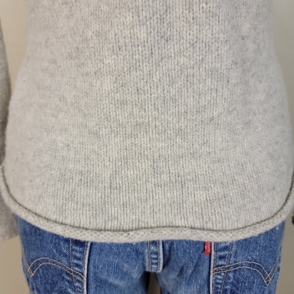 Anthropologie Leifsdottir Wool Shawl Neck Button Pin Tuck Cardigan Sweater XS - Picture 10 of 15